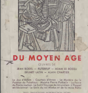 Jeux Et Sapience Du Moyen Age